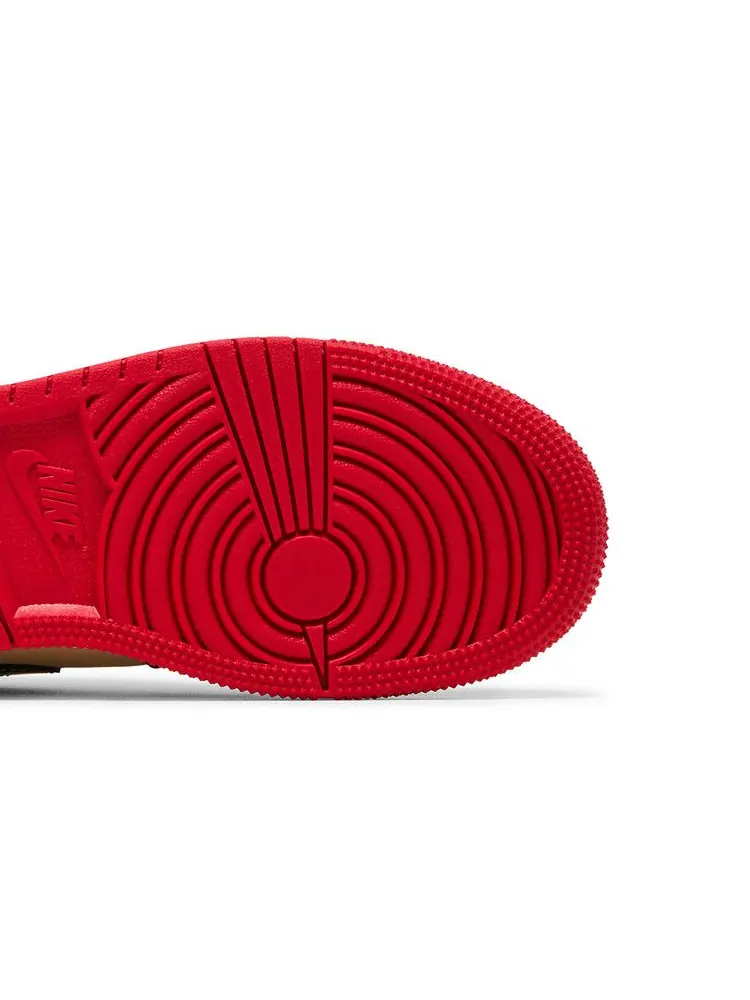Кроссовки Air Jordan Air Jordan 1 Low GS 'Pizza' — изображение 6 из 9, красный/белый/черный