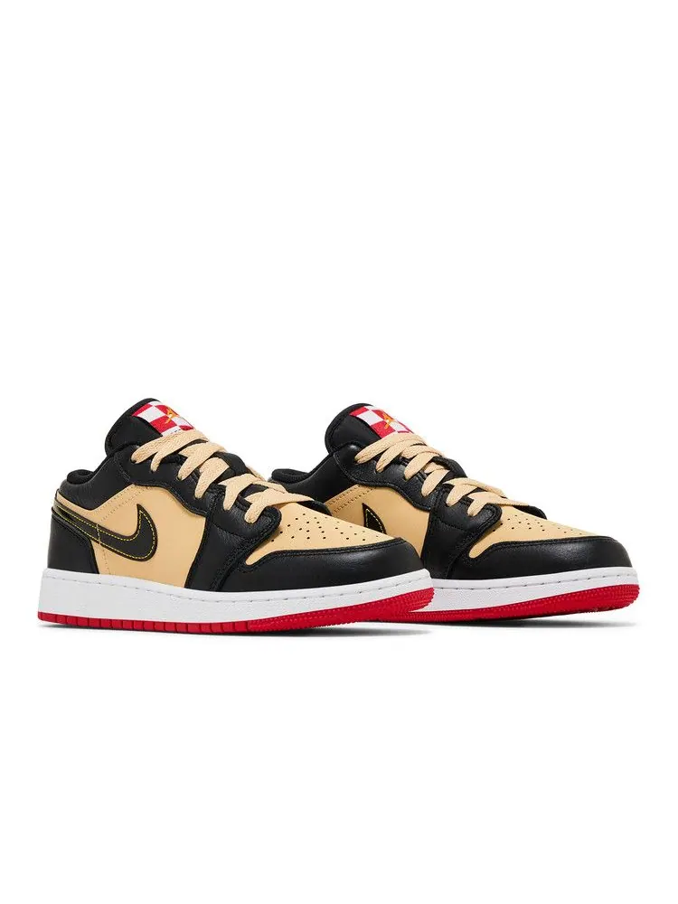 Кроссовки Air Jordan Air Jordan 1 Low GS 'Pizza' — изображение 9 из 9, красный/белый/черный