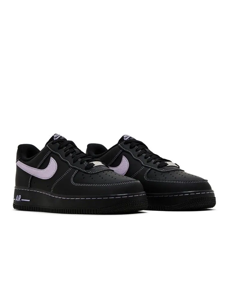Кроссовки Nike Air Force 1 '07 LV8 'Black Hydrangeas' — изображение 9 из 9, черный