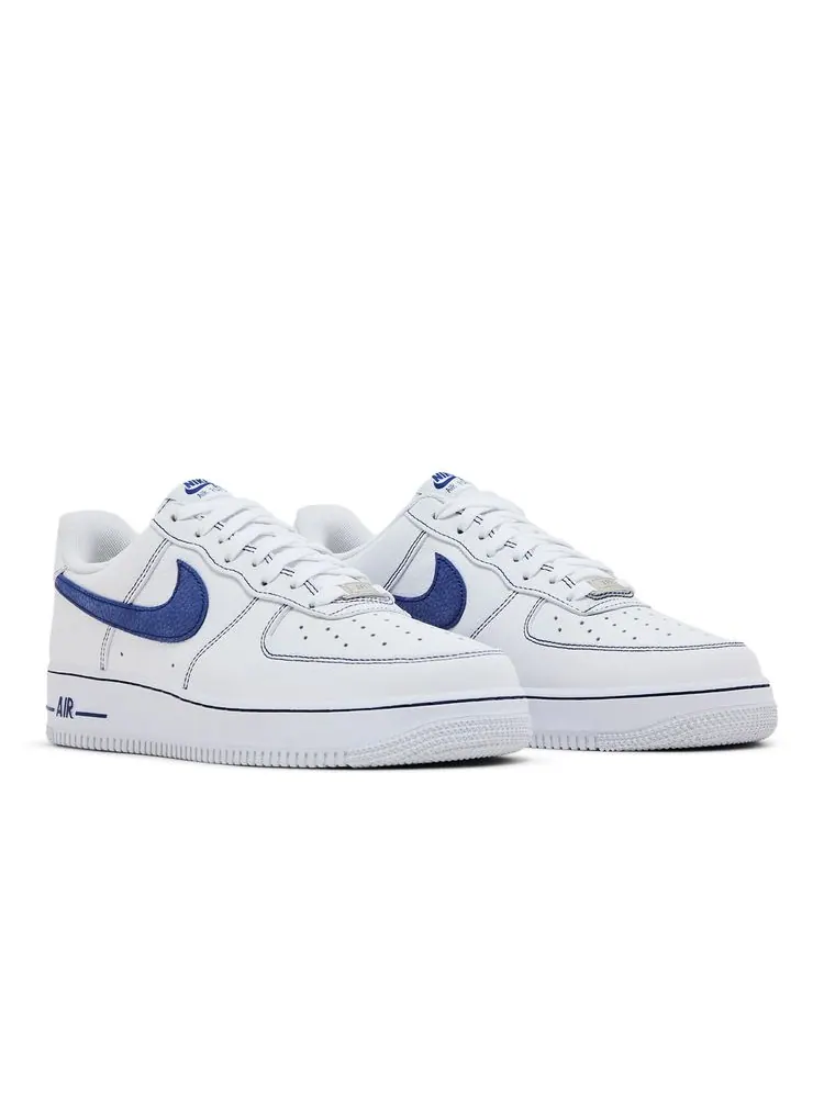 Кроссовки Nike Air Force 1 '07 LV8 'White Deep Royal' — изображение 8 из 8