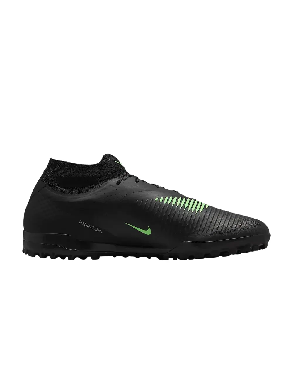 Кроссовки Nike Phantom 6 High Academy TF — изображение 1 из 1, черный/черный/зеленый