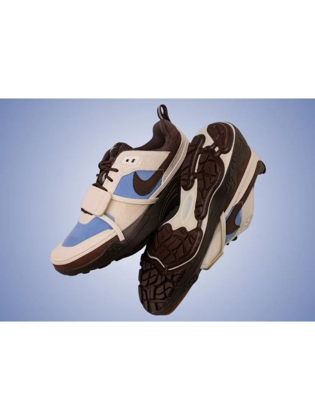 Кроссовки Nike x Travis Scott Zoom Field Jaxx «Leche Blue» — изображение 7 из 8