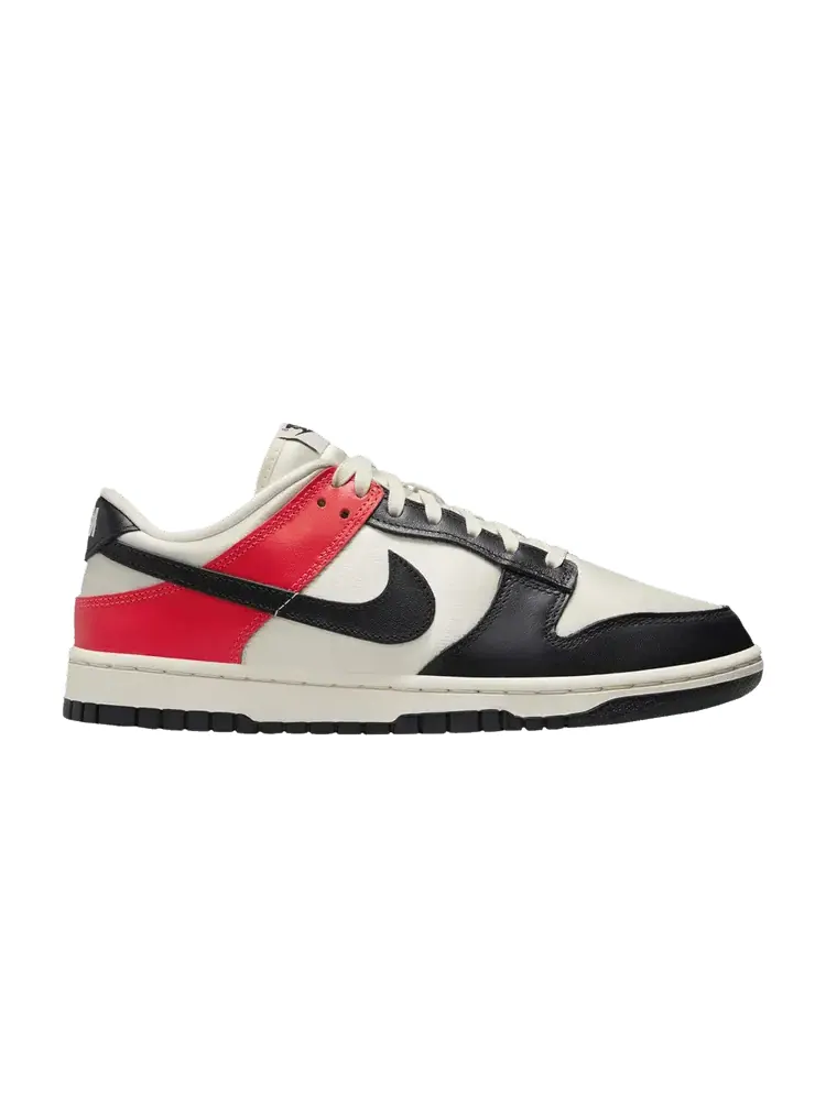 Кроссовки Nike Wmns Dunk Low SE Black Toe Bright Crimson — изображение 1 из 1, черный яркий