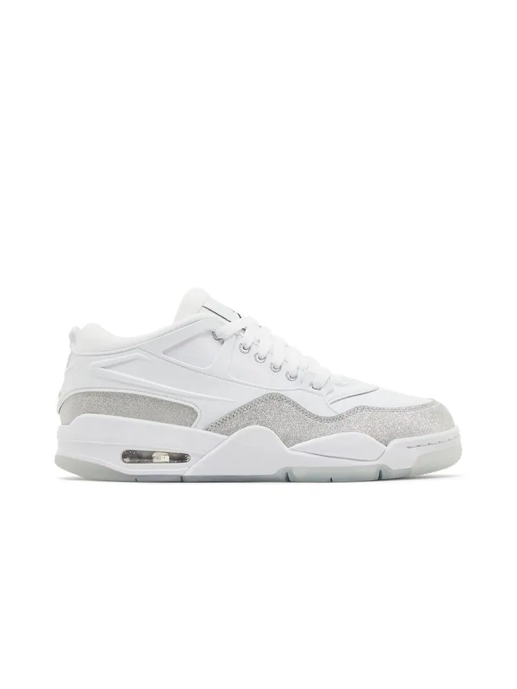 Кроссовки Air Jordan Wmns Air Jordan 4 RM White Silver Glitter — изображение 1 из 6, белый серебристый