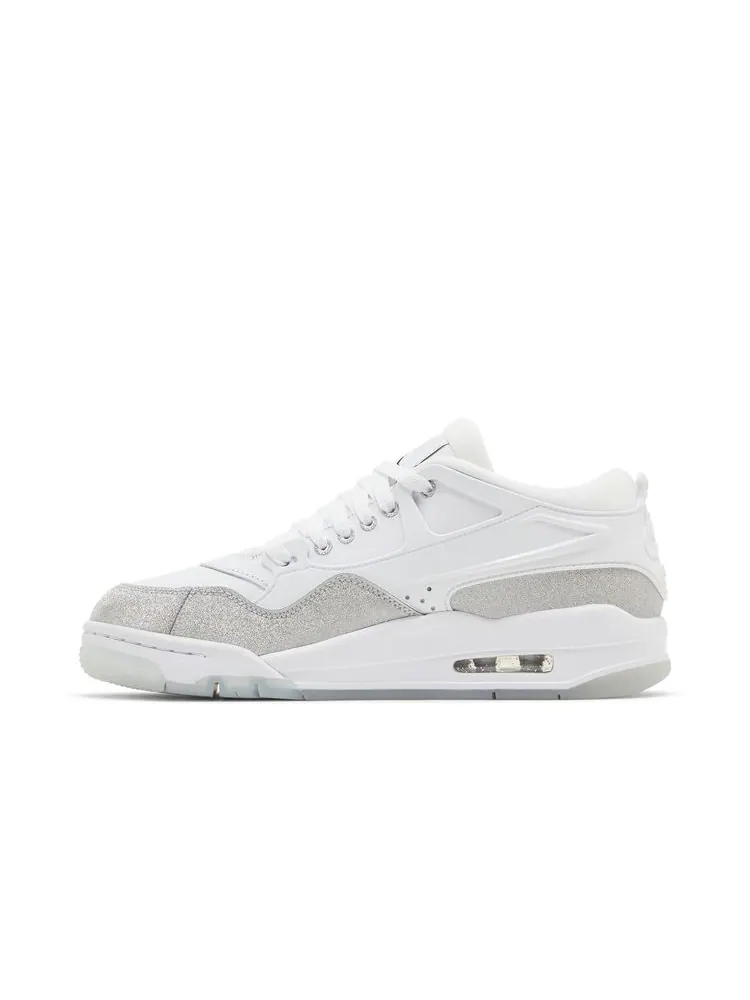 Кроссовки Air Jordan Wmns Air Jordan 4 RM White Silver Glitter — изображение 3 из 6, белый серебристый