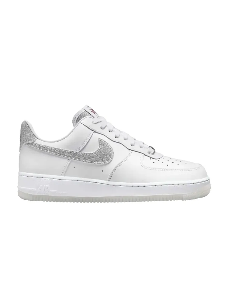 Кроссовки Wmns Air Force 1 '07 LX 'Glitter Swoosh' — изображение 1 из 1, белый
