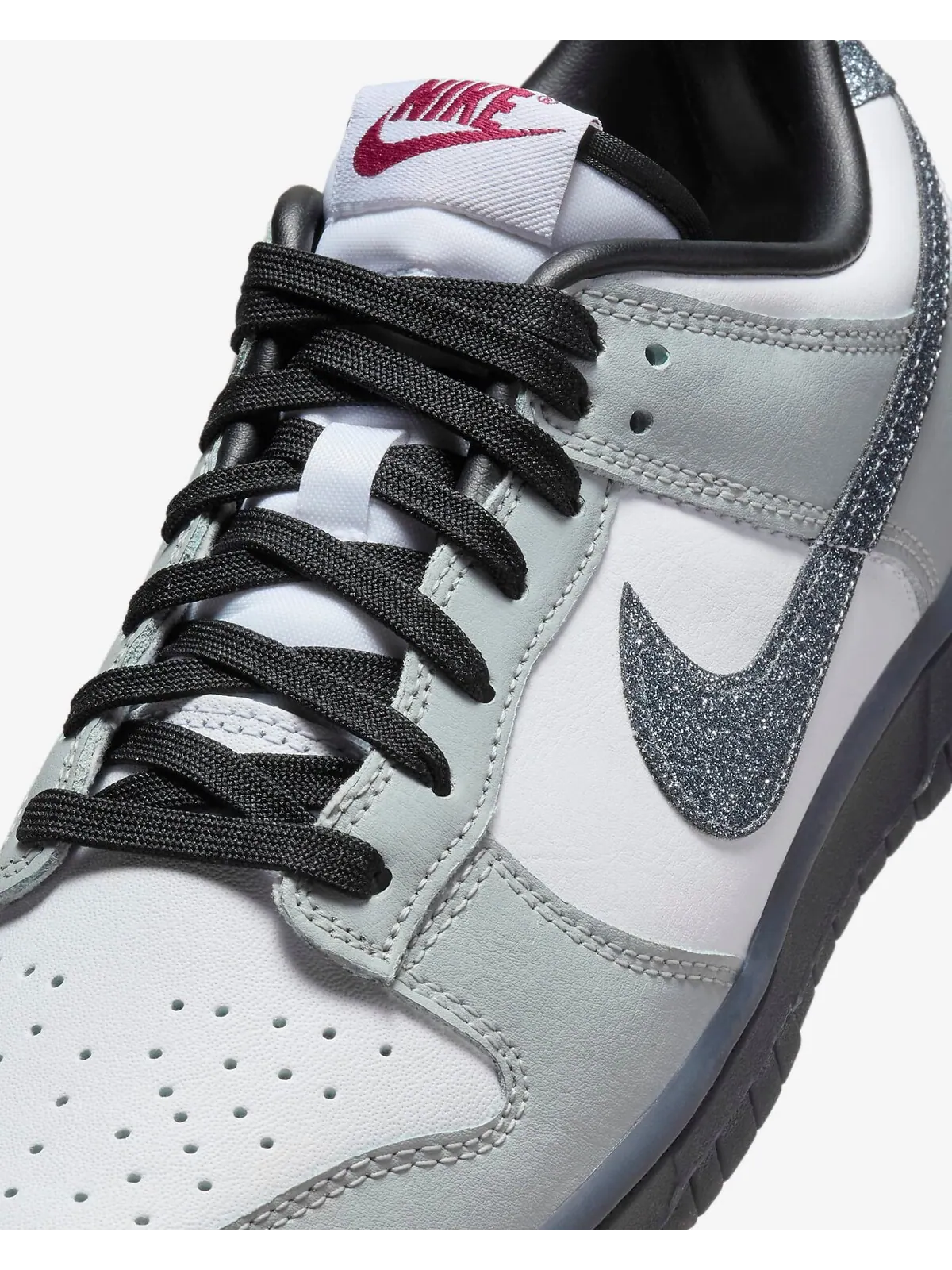 Кроссовки Nike Dunk Low LX для женщин — изображение 8 из 10, серый/белый