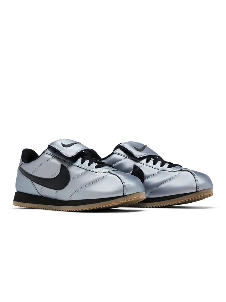 Кроссовки Cortez Leather SE 'Tiempo Pack - Metallic Cool Grey' — изображение 8 из 8, металлик серый