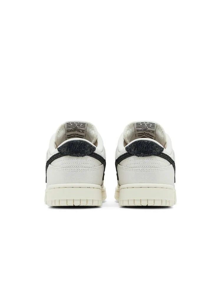 Кроссовки Nike Wmns Dunk Low SE White Glittery Suede — изображение 6 из 6, белый