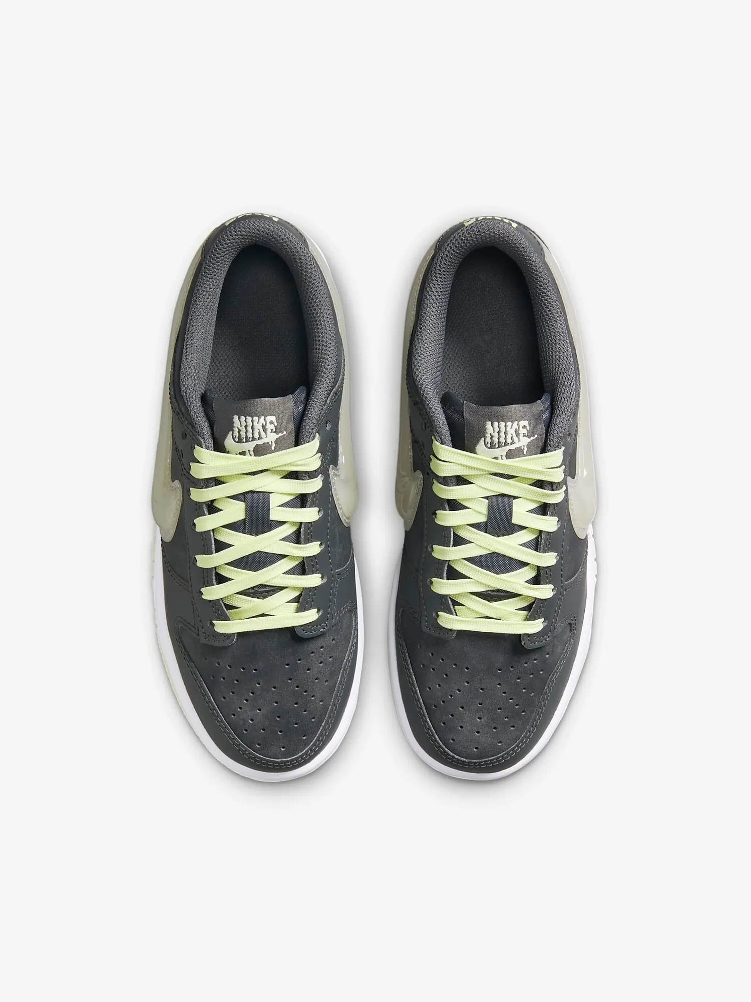 Кроссовки для подростков Nike Dunk Low GS Halloween - Glow In The Dark — изображение 4 из 11, темно-серый
