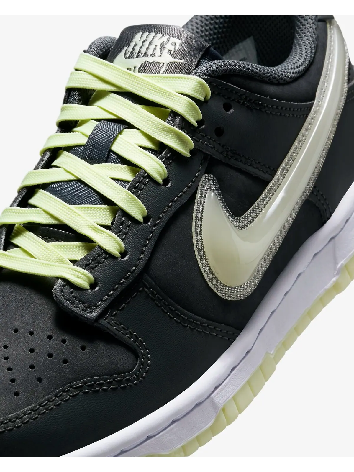 Кроссовки для подростков Nike Dunk Low GS Halloween - Glow In The Dark — изображение 10 из 11, темно-серый