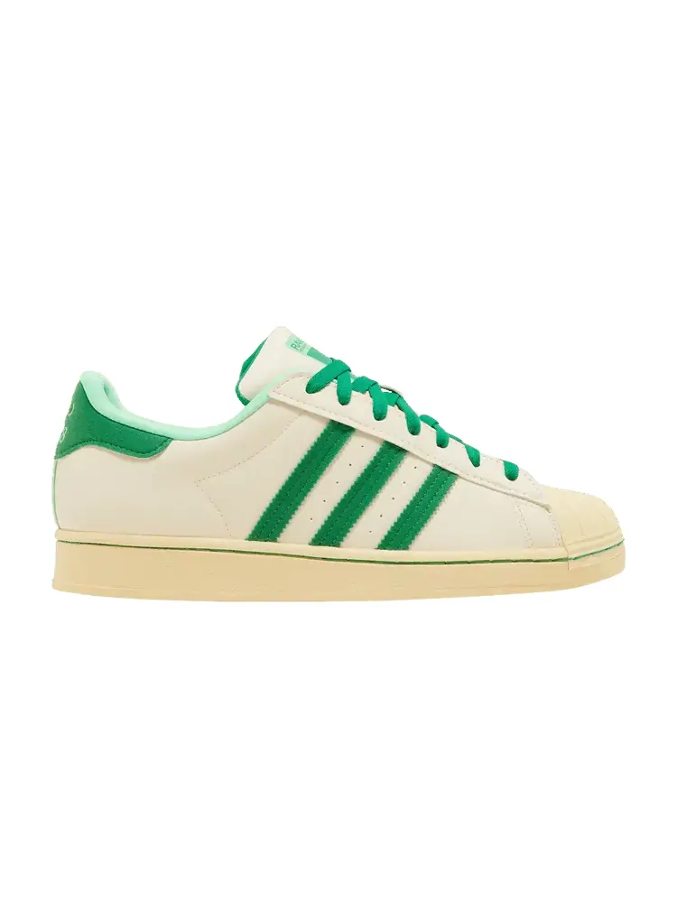 Кроссовки adidas Ravi Restaurant x Superstar 'Ecru Tint Green' — изображение 1 из 9, зеленый/зеленый