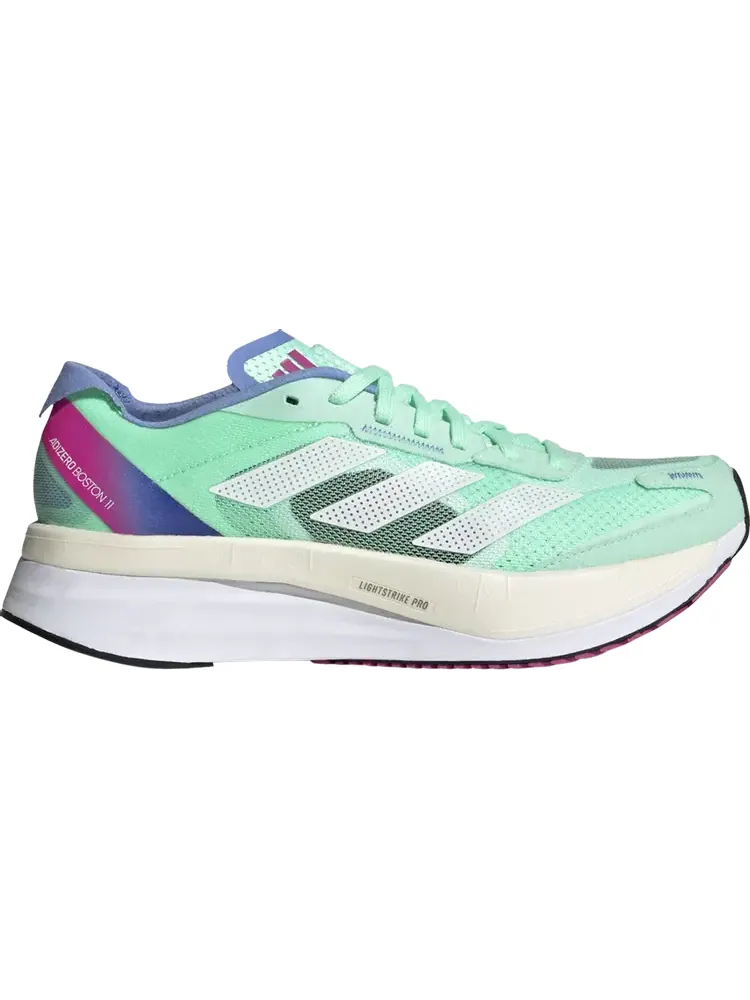 Кроссовки Adidas Wmns Adizero Boston 11 'Pulse Mint Pink' — изображение 1 из 1, зеленый