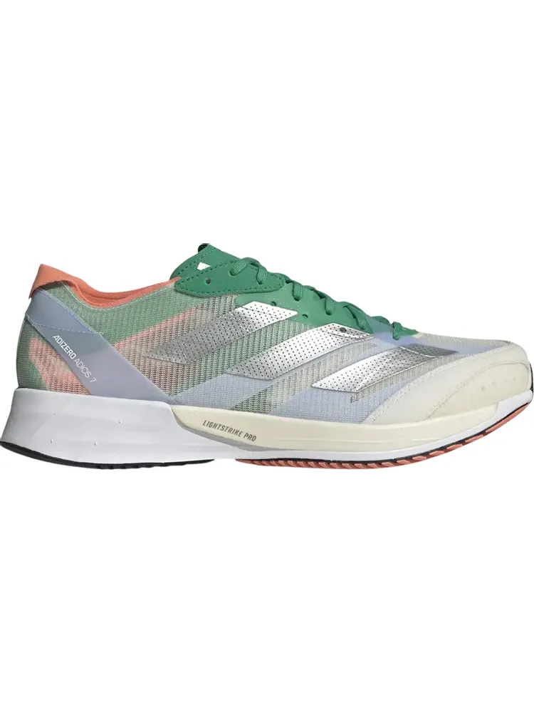Кроссовки Adizero Adios 7 'White Tint Court Green' — изображение 1 из 1, белый