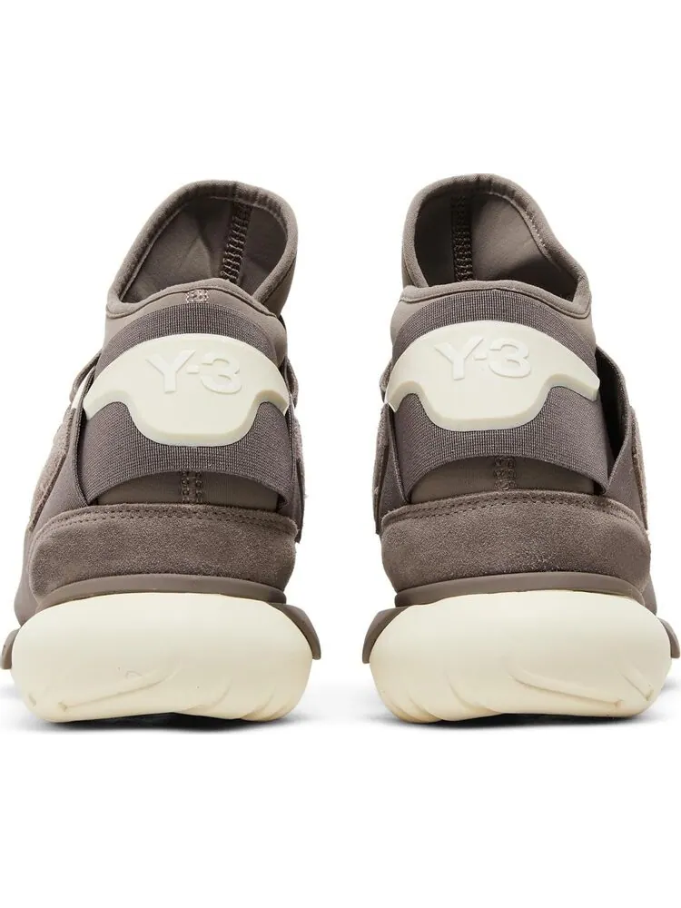Кроссовки Adidas Y-3 Qasa High 'Brown Cream White' — изображение 6 из 8, коричневый