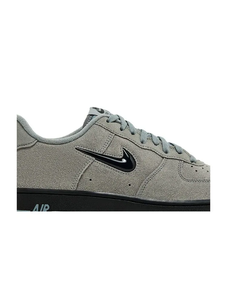 Кроссовки Nike Air Force 1 Jewel 'Cool Grey Black' — изображение 3 из 9, серый/черный