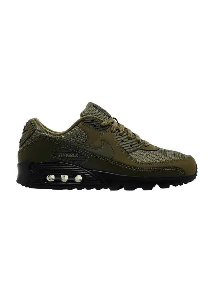 Кроссовки Nike Air Max 90 'Medium Olive Black' — изображение 1 из 9, оливковый/черный/хаки