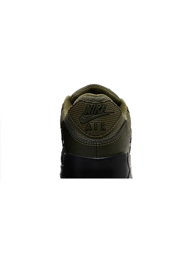 Кроссовки Nike Air Max 90 'Medium Olive Black' — изображение 8 из 9, оливковый/черный/хаки