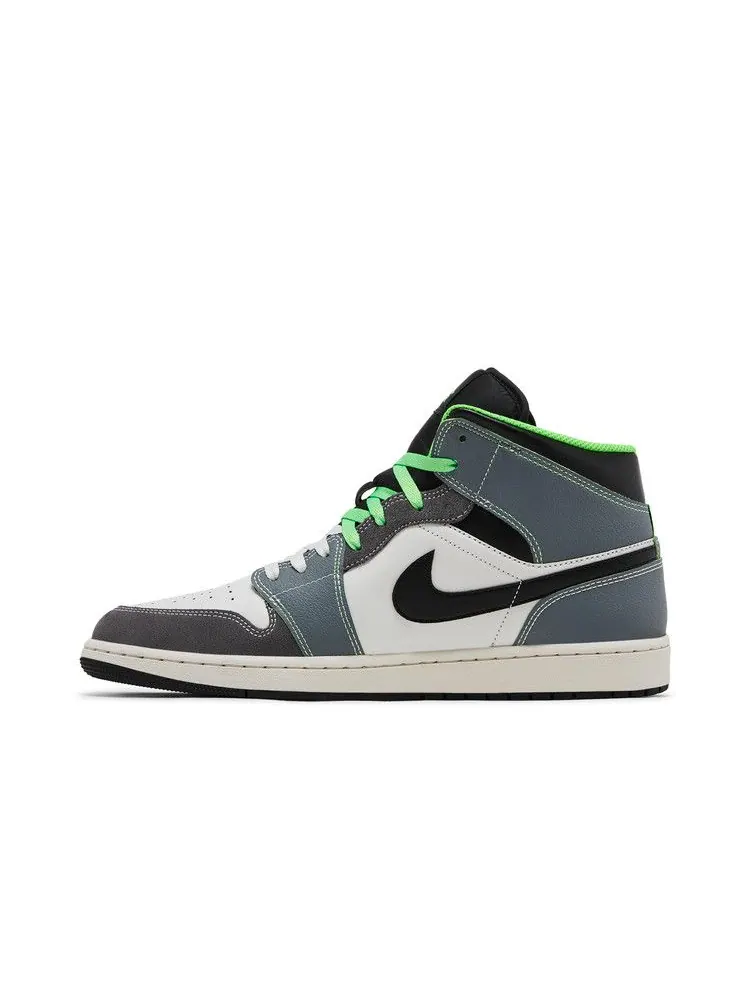 Кроссовки Air Jordan Casa 93 x Air Jordan 1 Mid 'Seine-Saint-Denis' — изображение 4 из 9, серый/серый//черный