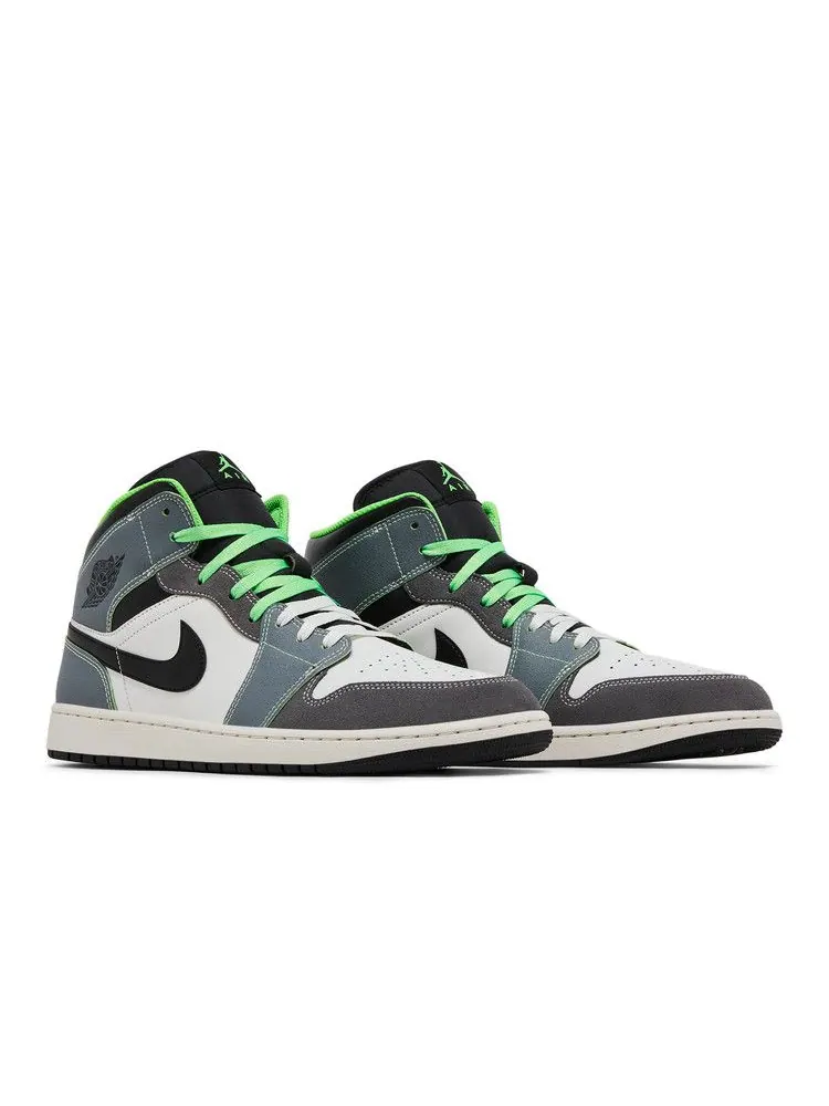 Кроссовки Air Jordan Casa 93 x Air Jordan 1 Mid 'Seine-Saint-Denis' — изображение 9 из 9, серый/серый//черный