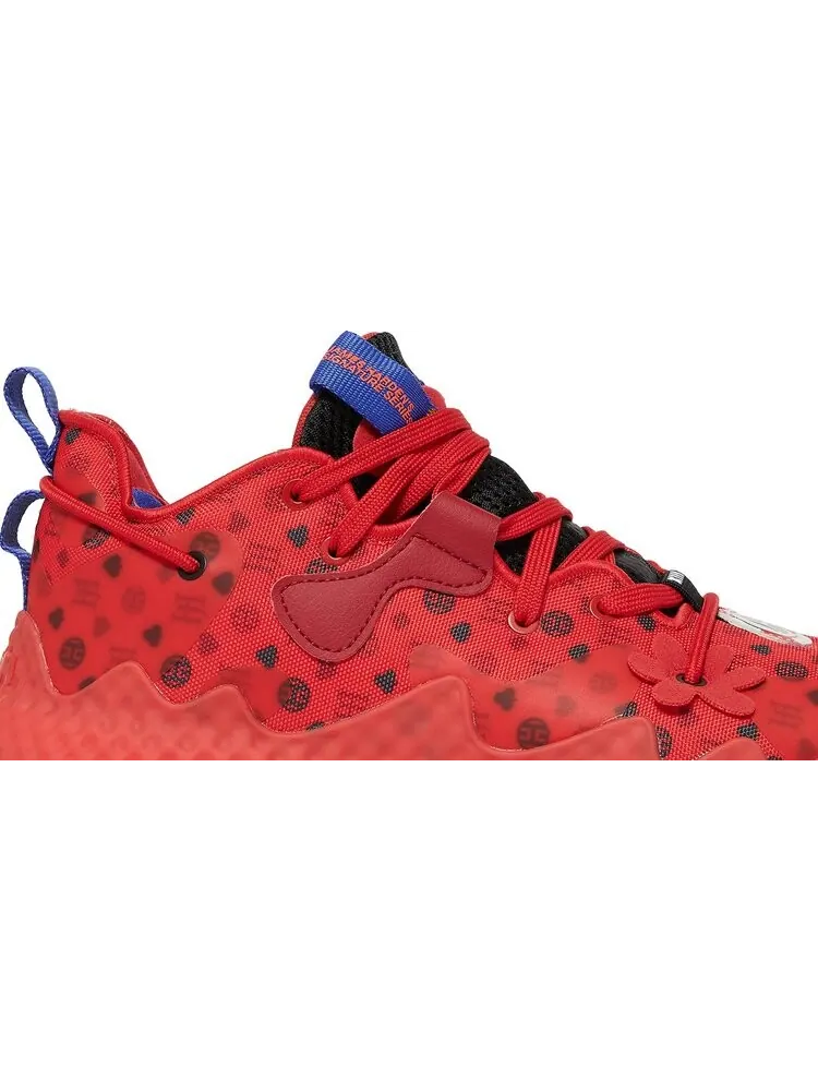 Кроссовки Adidas Harden Vol. 6 'Vivid Red Monogram' — изображение 2 из 8, красный