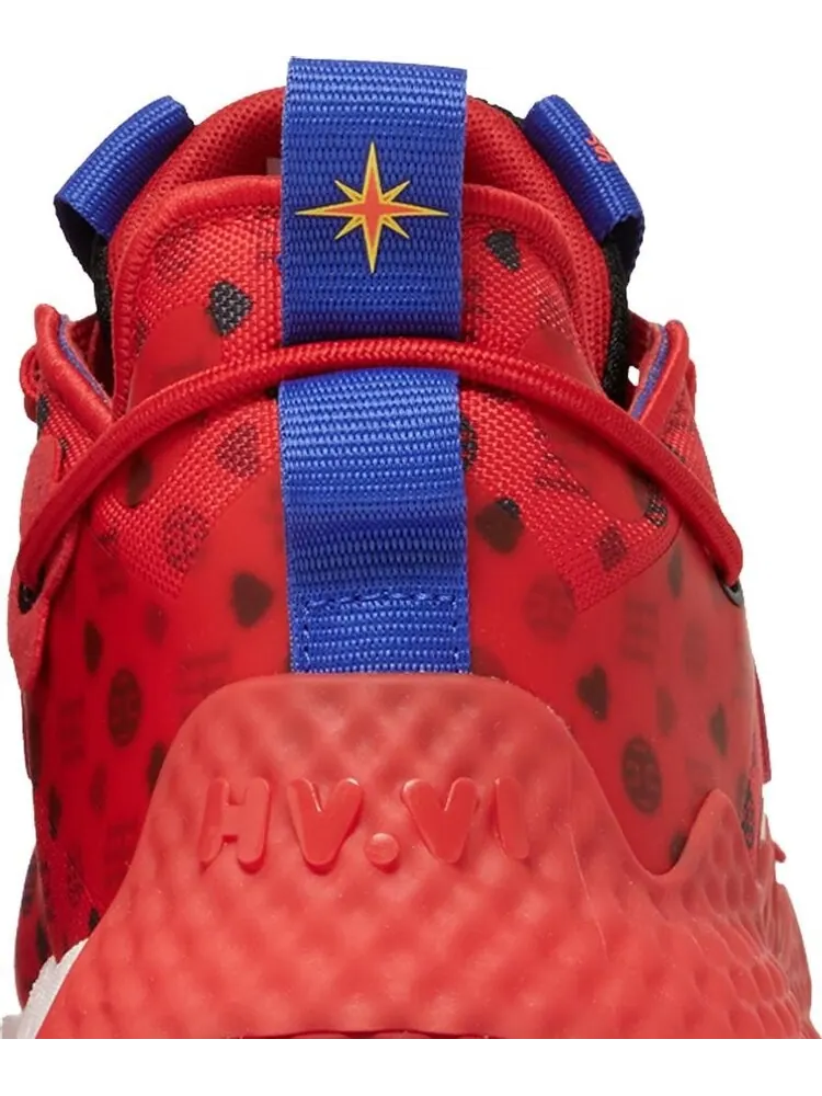 Кроссовки Adidas Harden Vol. 6 'Vivid Red Monogram' — изображение 7 из 8, красный