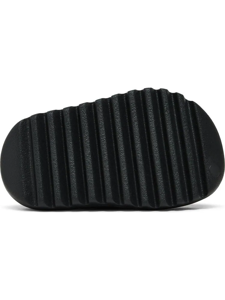 Сандалии Adidas Yeezy Slides Kids 'Onyx' — изображение 4 из 8, черный
