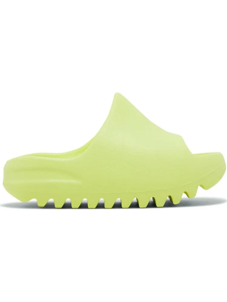 Сандалии Adidas Yeezy Slide Kids 'Glow Green' 2022 — изображение 1 из 8, зеленый