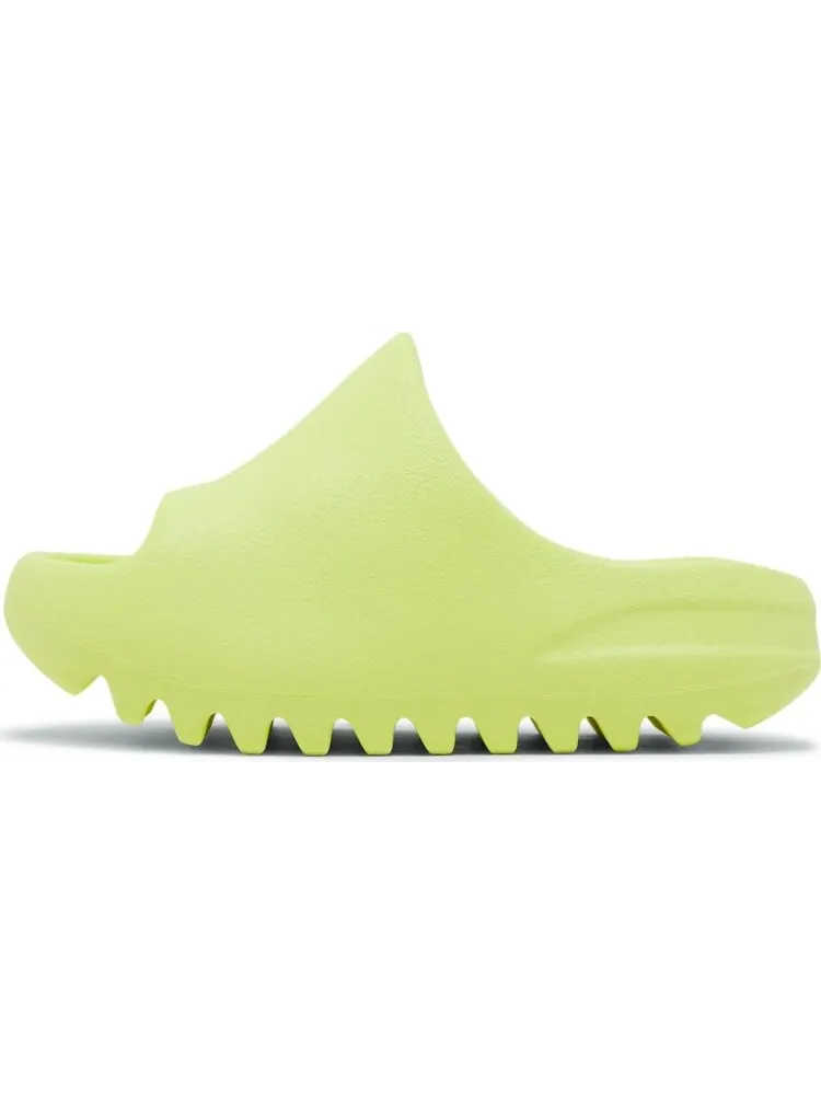 Сандалии Adidas Yeezy Slide Kids 'Glow Green' 2022 — изображение 3 из 8, зеленый