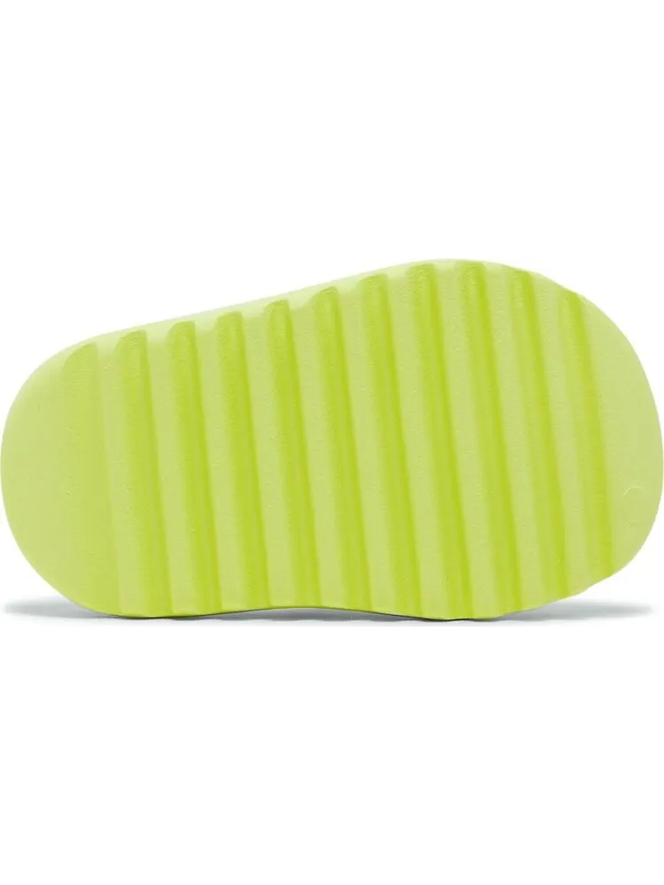 Сандалии Adidas Yeezy Slide Kids 'Glow Green' 2022 — изображение 4 из 8, зеленый