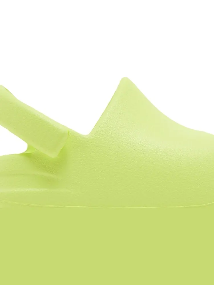 Сандалии Adidas Yeezy Slide Infants 'Glow Green' 2022 — изображение 2 из 8, зеленый