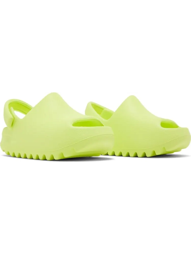 Сандалии Adidas Yeezy Slide Infants 'Glow Green' 2022 — изображение 8 из 8, зеленый