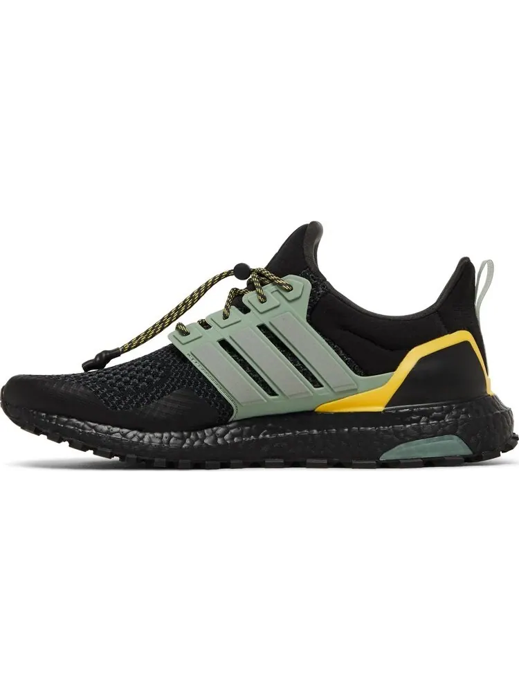 Кроссовки UltraBoost 1.0 'Black Silver Green' — изображение 3 из 4, черный
