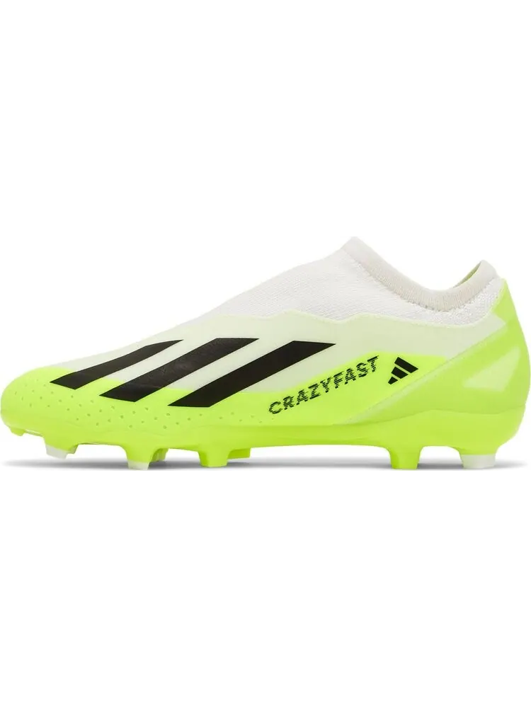 Кроссовки X Crazyfast.3 Laceless FG 'Crazyrush Pack' — изображение 3 из 4, белый