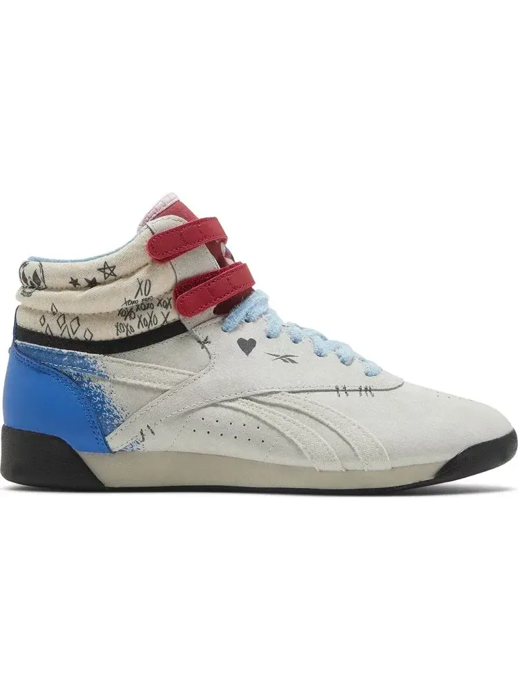 Кроссовки dc comics x wmns freestyle high 'harley quinn' Reebok — изображение 1 из 8, белый