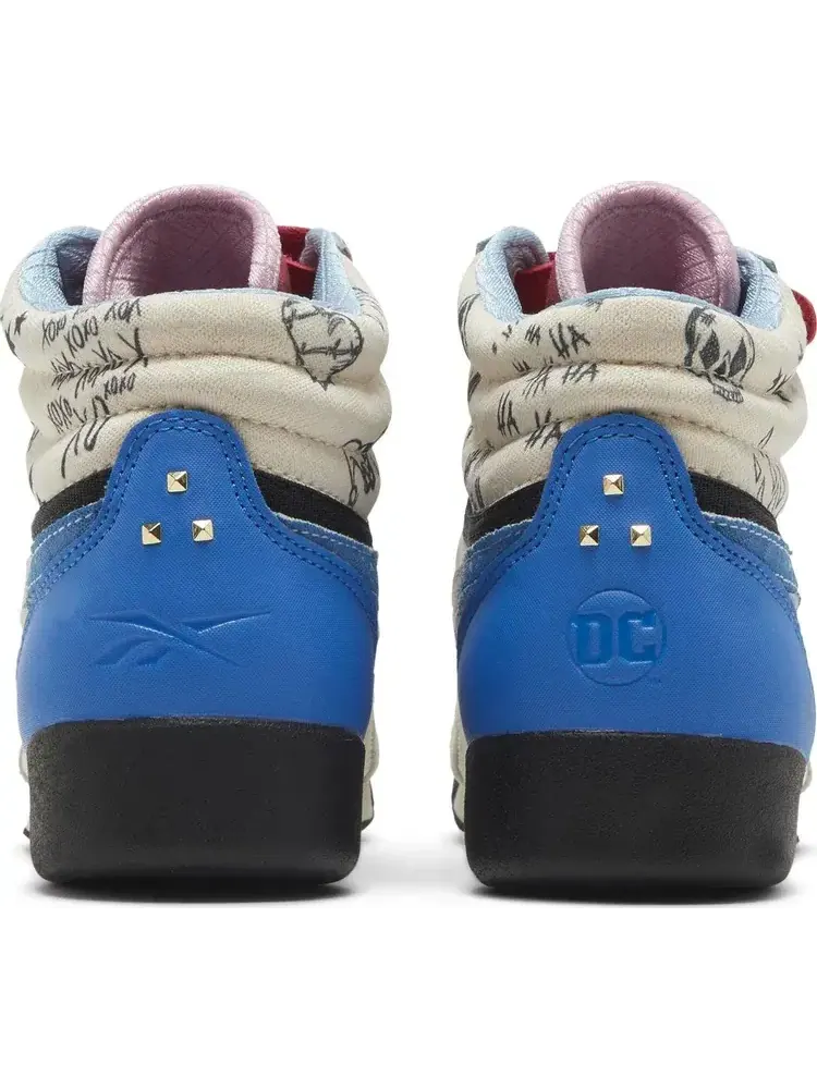 Кроссовки dc comics x wmns freestyle high 'harley quinn' Reebok — изображение 6 из 8, белый