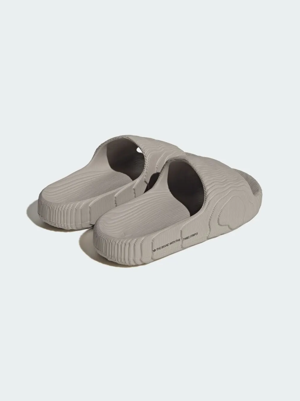 Шлепанцы Adidas Adilette 22 — изображение 3 из 11, серо-коричневый