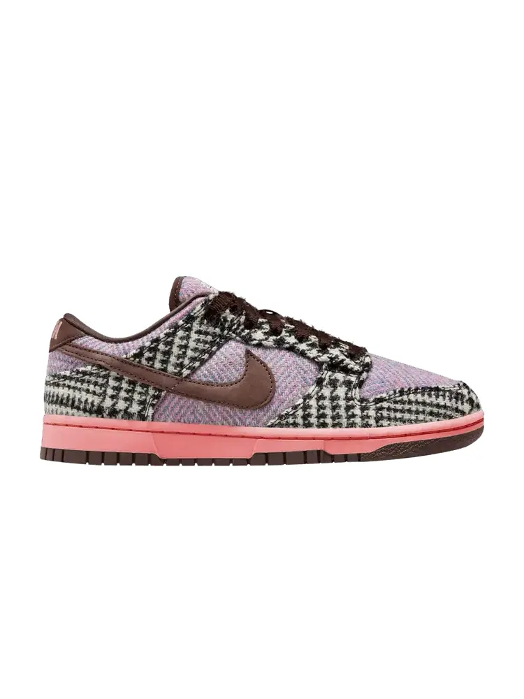 Кроссовки Nike Harris Tweed x Wmns Dunk Low 'Purple Pink' — изображение 1 из 1, мульти-/мульти-/мульти