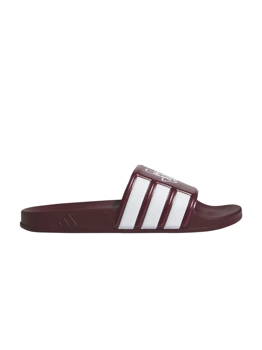 Шлепанцы Adidas Performance Slide "Texas A&M Aggies" — изображение 1 из 1, белый/белый