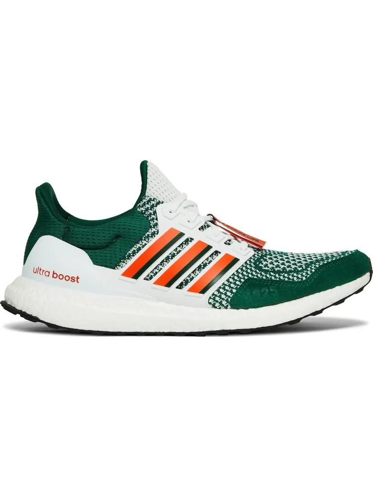 Кроссовки Adidas NCAA x UltraBoost 1.0 'Miami Hurricanes' — изображение 1 из 8, зеленый