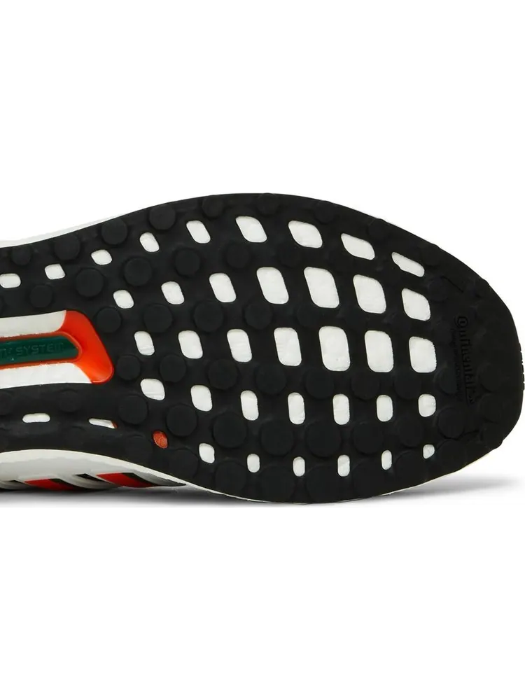 Кроссовки Adidas NCAA x UltraBoost 1.0 'Miami Hurricanes' — изображение 5 из 8, зеленый