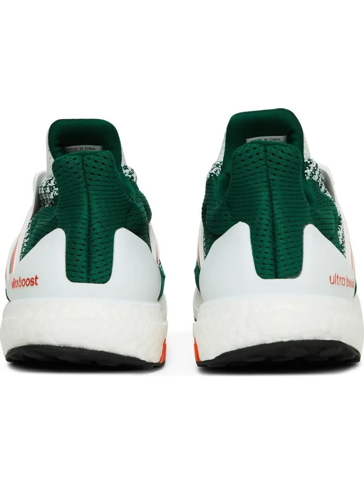 Кроссовки Adidas NCAA x UltraBoost 1.0 'Miami Hurricanes' — изображение 6 из 8, зеленый