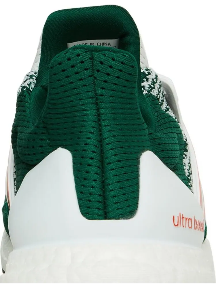 Кроссовки Adidas NCAA x UltraBoost 1.0 'Miami Hurricanes' — изображение 7 из 8, зеленый