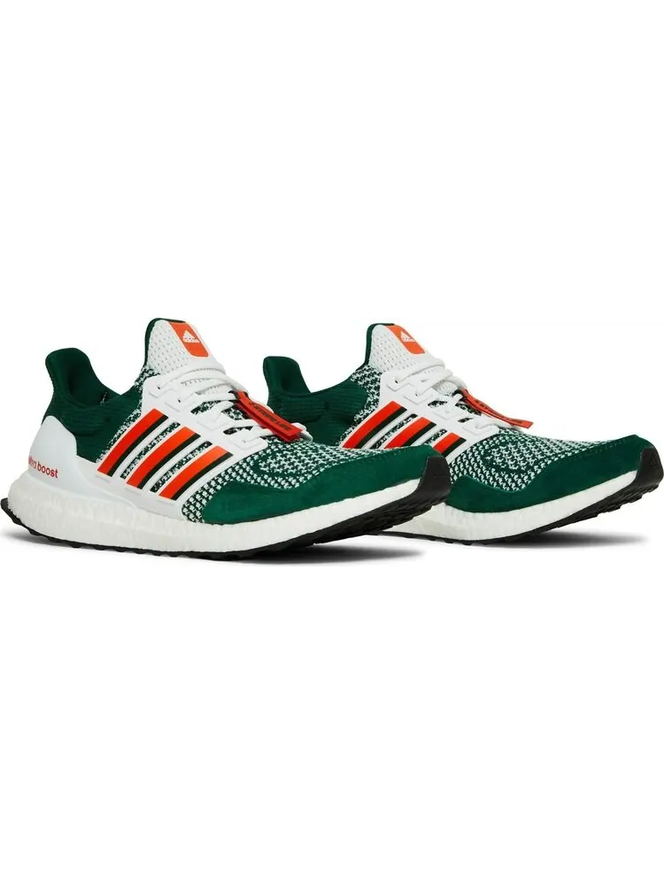 Кроссовки Adidas NCAA x UltraBoost 1.0 'Miami Hurricanes' — изображение 8 из 8, зеленый