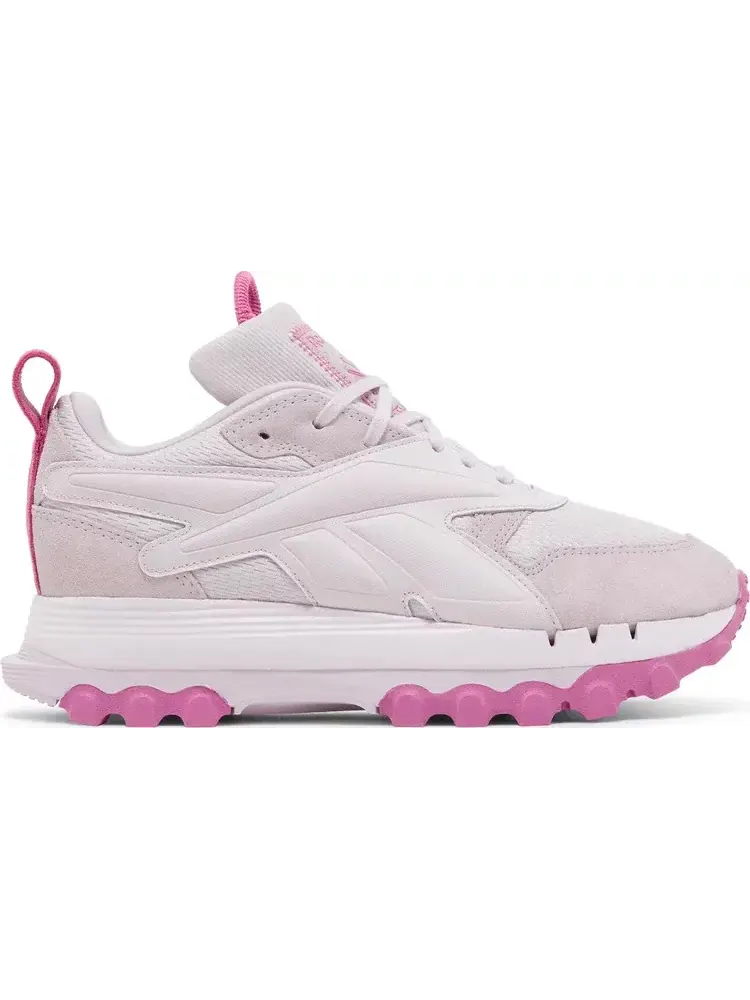 Кроссовки cardi b x wmns classic leather v2 'quartz glow ultraberry' Reebok — изображение 1 из 8, розовый