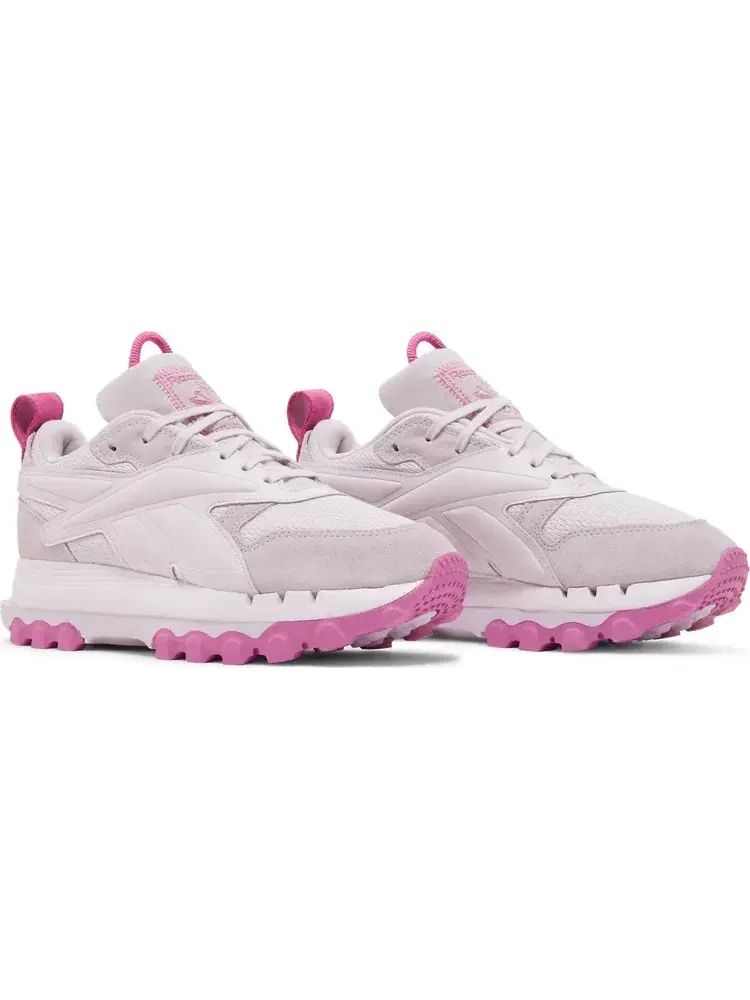 Кроссовки cardi b x wmns classic leather v2 'quartz glow ultraberry' Reebok — изображение 8 из 8, розовый
