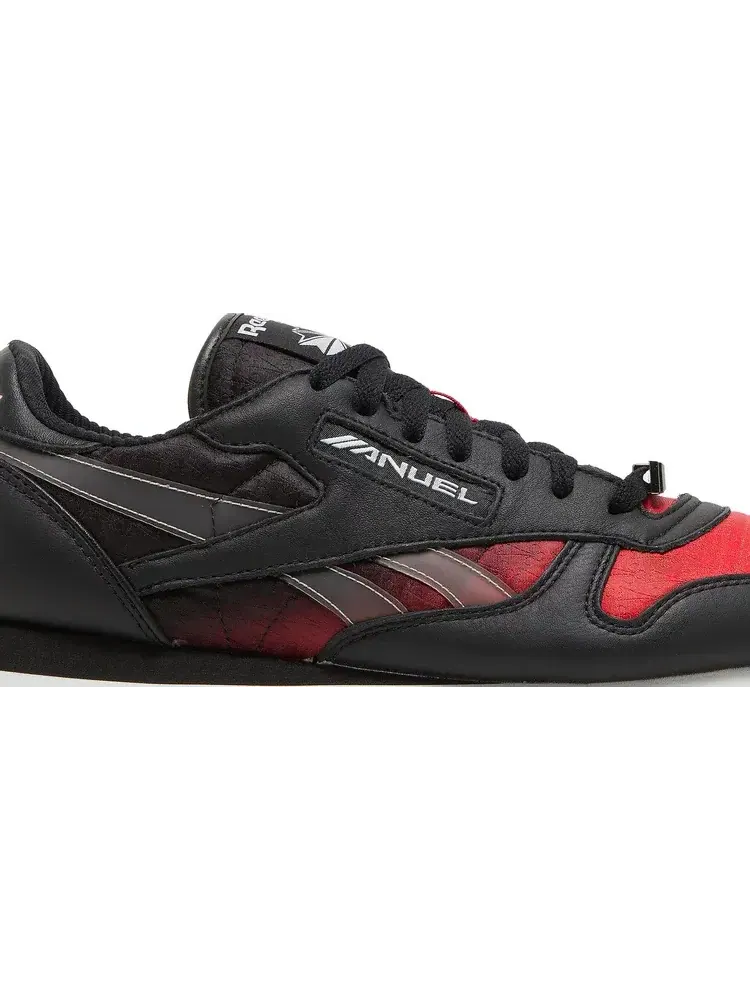 Кроссовки anuel aa x classic leather 'the sky above the street' Reebok — изображение 2 из 8, черный