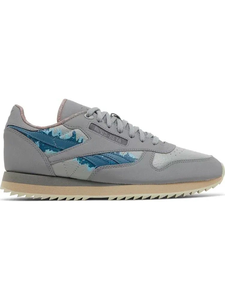 Кроссовки jurassic world x classic leather ripple 'blue and beta' Reebok — изображение 1 из 8, серый
