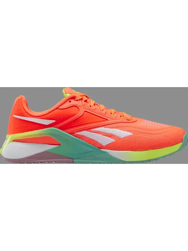 Кроссовки wmns nano x2 'orange flare acid yellow' Reebok, апельсин — изображение 1 из 1, оранжевый