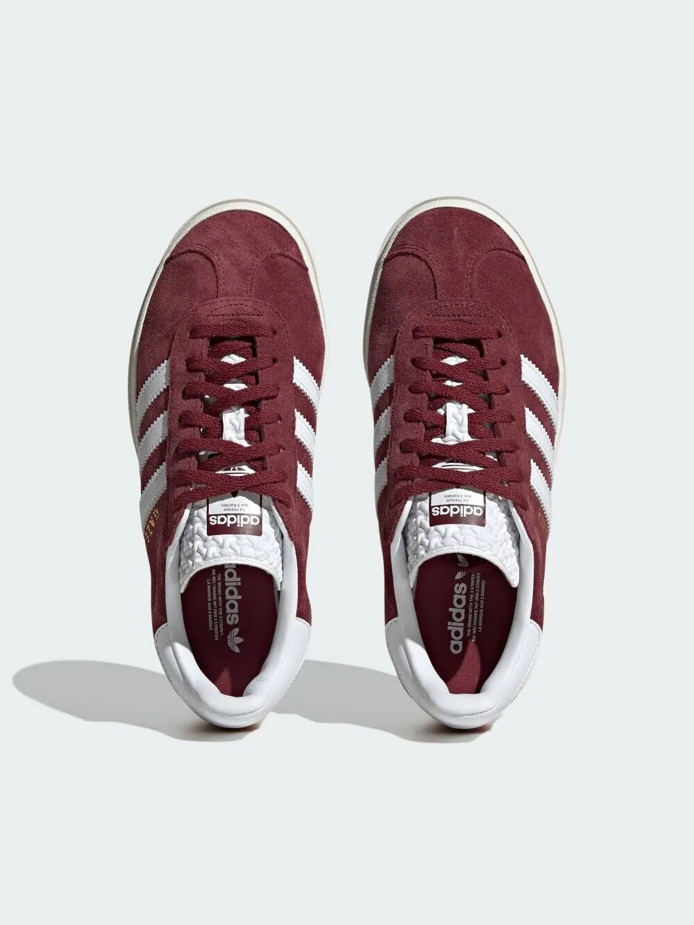 Кроссовки Adidas GAZELLE BOLD — изображение 3 из 5, темно-красный
